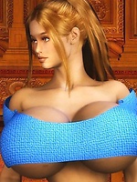100% 3D teen will show you her perfect boobs